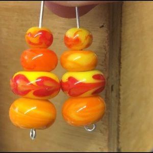 Nwt boutique hand crafted earrings